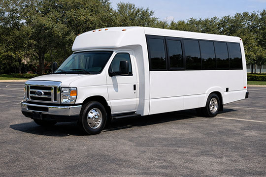 18-passenger mini coach available for charter in St. Louis, MO