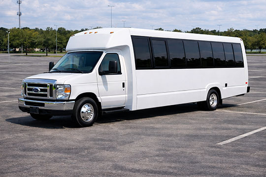 25-passenger mini coach available for charter in St. Louis, MO