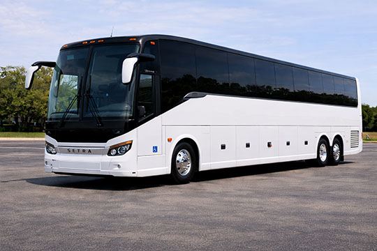 56-passenger charter bus St. Louis