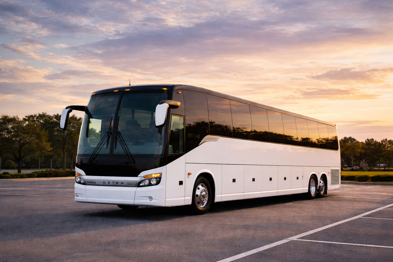 St. Louis coach bus exterior